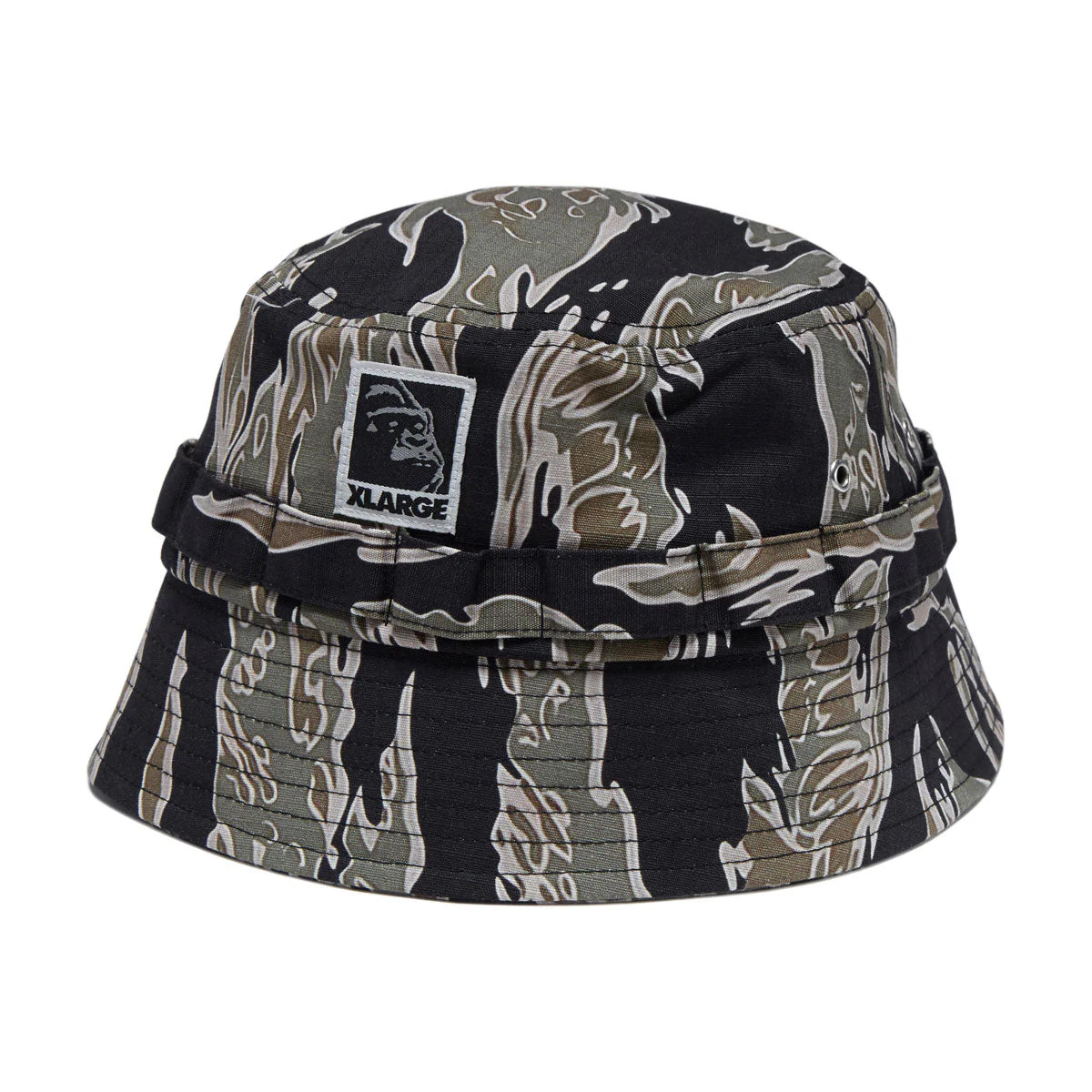 XLarge Ripstop Label Bucket Hat - Olive