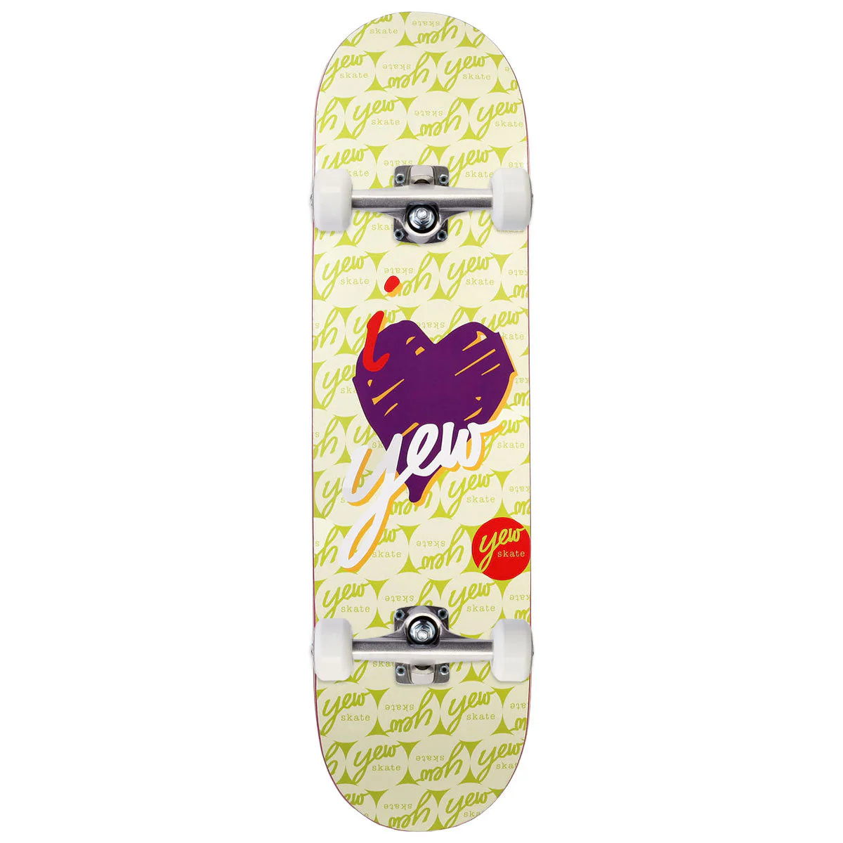 Yew I Love Yew Skateboard Complete - Green - 8.25"