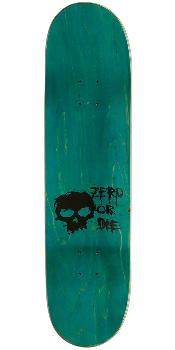 Zero Blood Skull Skateboard Deck - 8.25" - Image 2