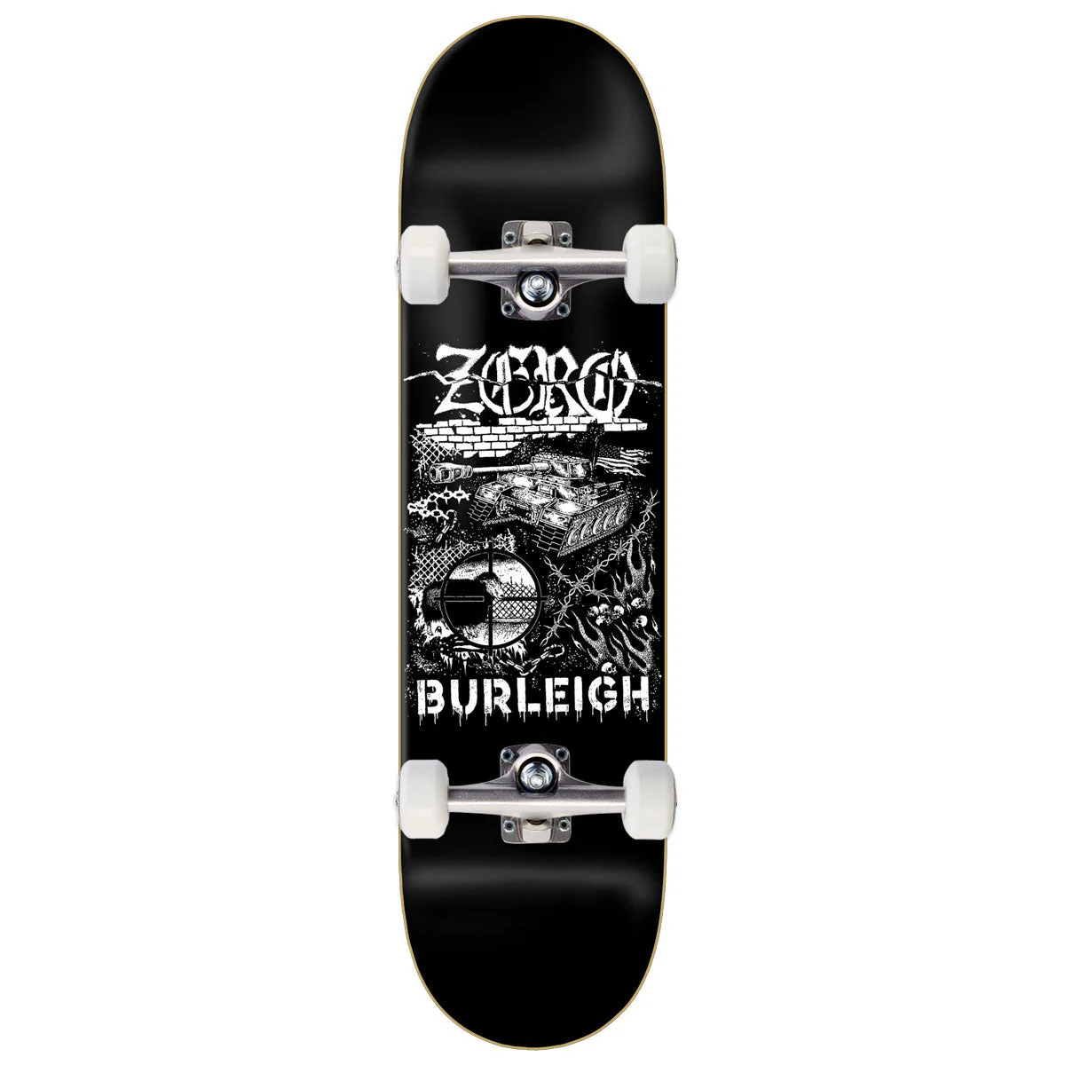 Zero Burleigh Black Sheep Skateboard Complete - 8.25"