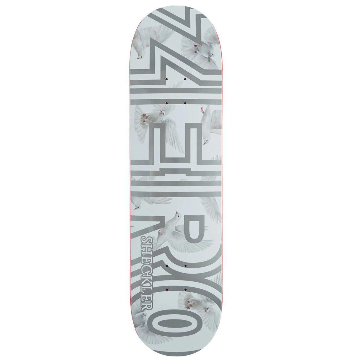 Zero Sheckler Signature Bold Doves Skateboard Deck - 8.25"