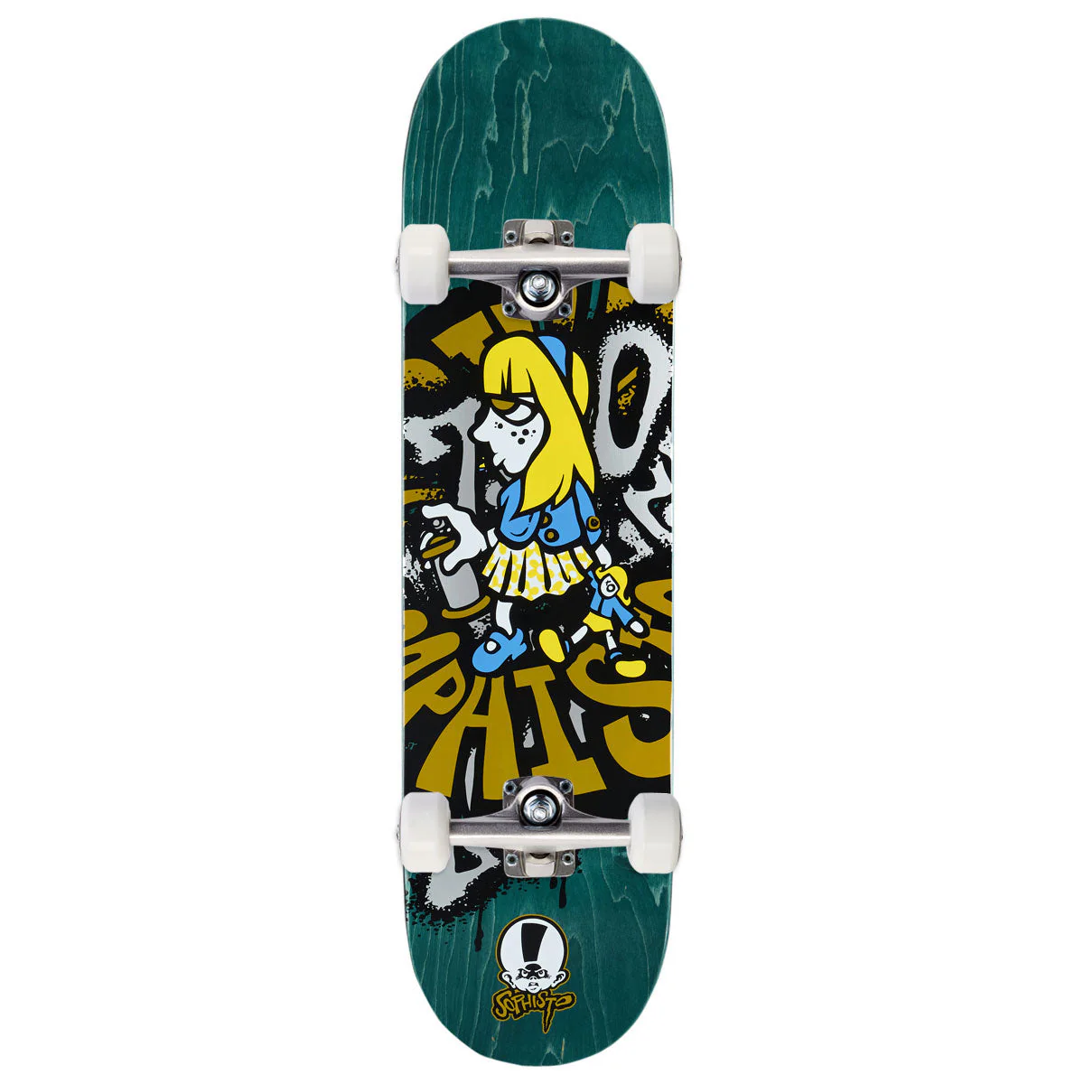 Zero Sophisto Suzie Spraycan EX7 Skateboard Complete - 8.25"