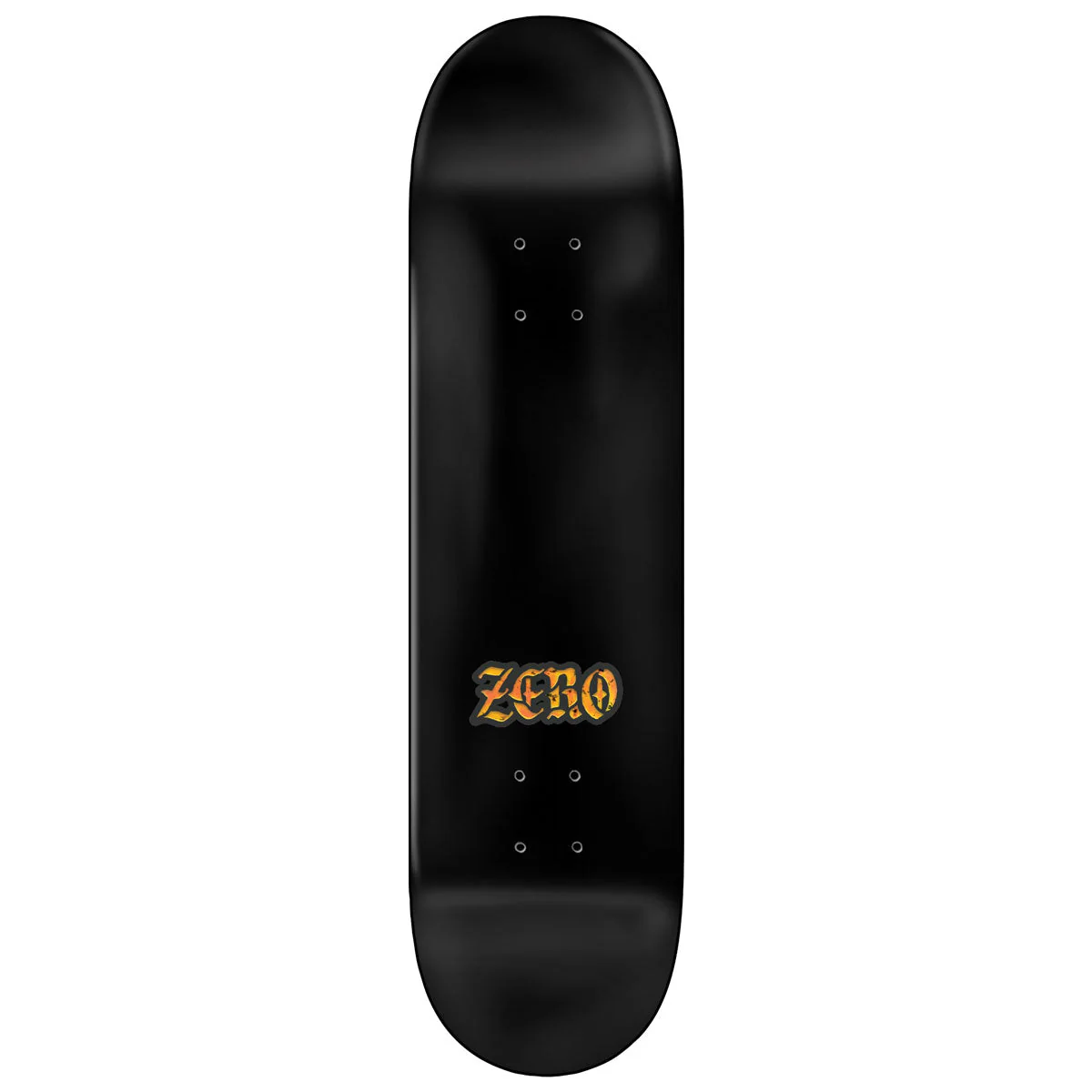 Zero Stained Glass Single Skull Skateboard Deck - Yellow - 8.25" - Image 2
