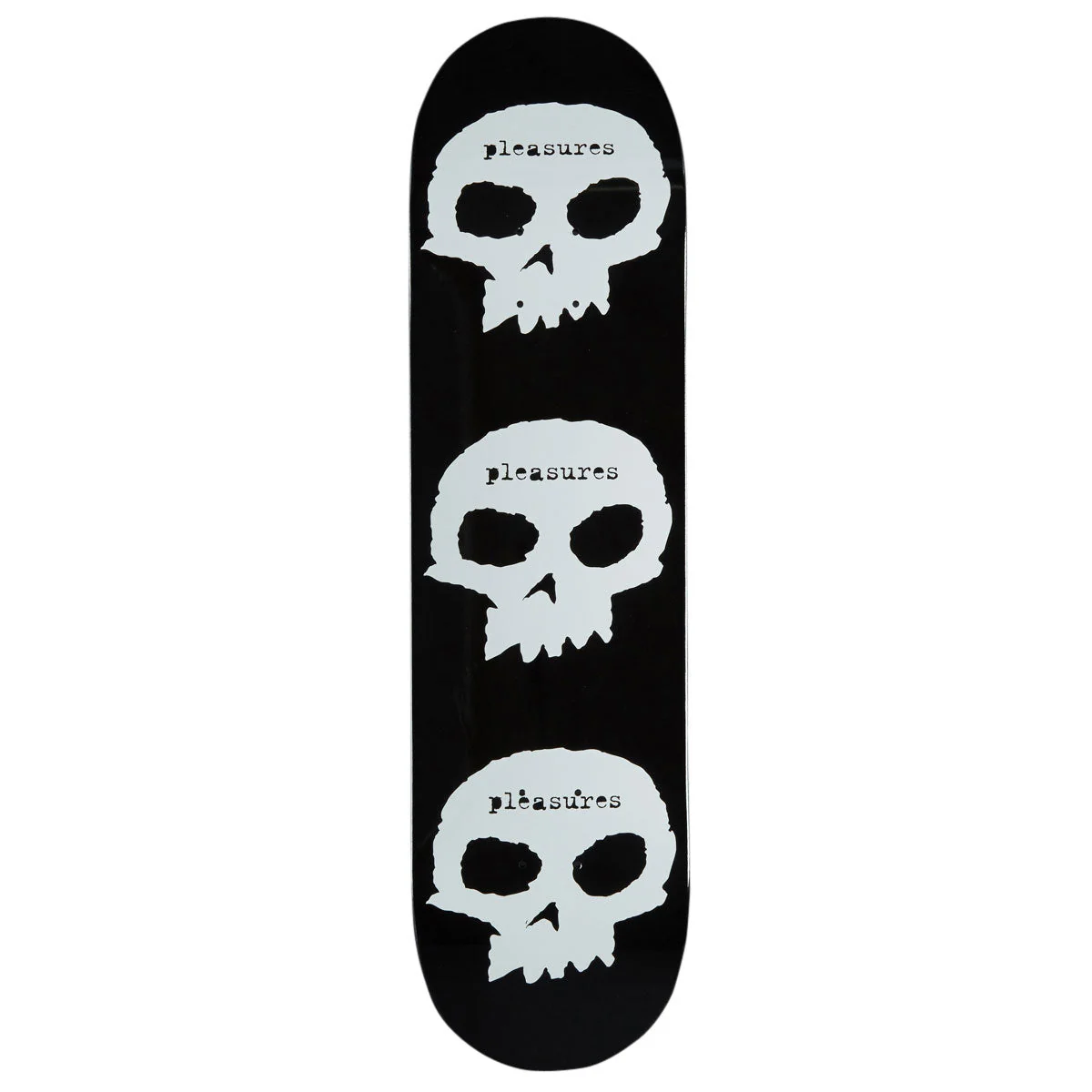 Zero x Pleasures Skulls Skateboard Deck - 8.25"